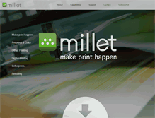 Tablet Screenshot of millettheprinter.com